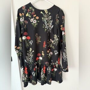 Philosophy Black Floral Dress